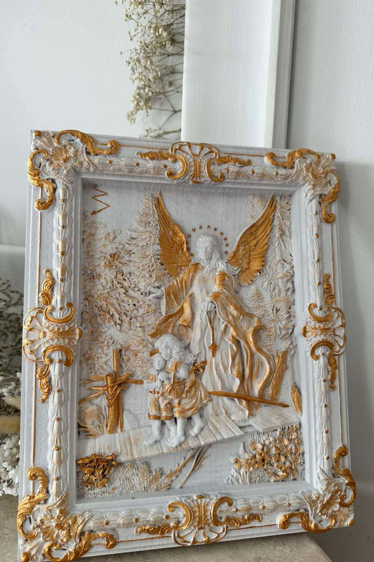 Angel with Kids on Bridge