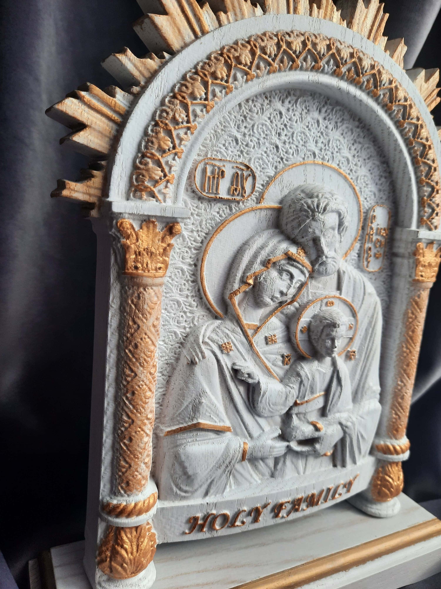 Holy Family on the stand - Kozak Work Shop
