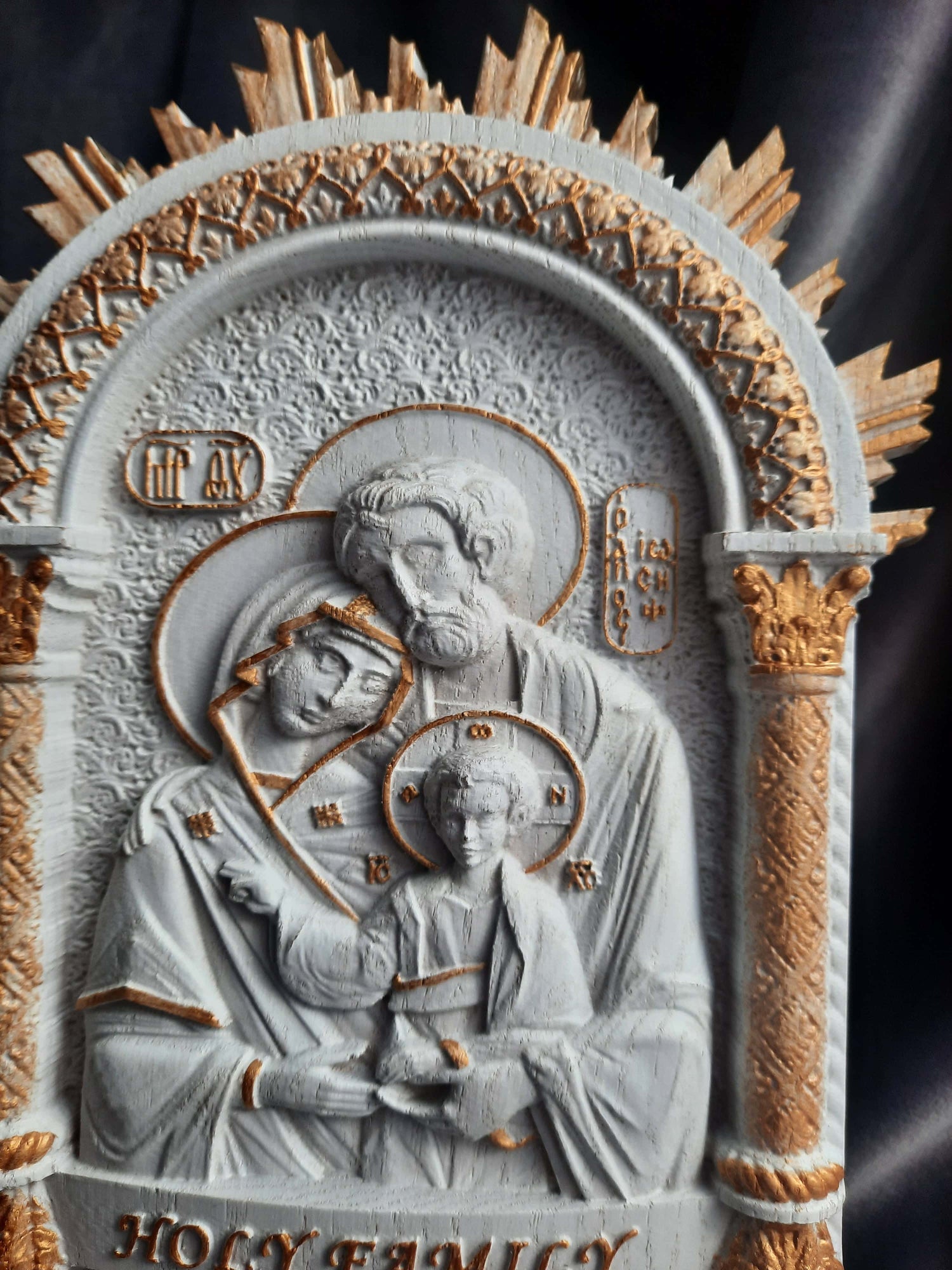 Holy Family on the stand - Kozak Work Shop