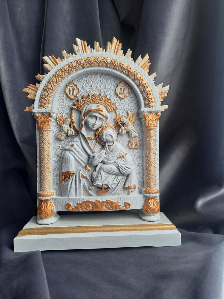 Our Lady of Perpetual Help on the stand - Kozak Work Shop