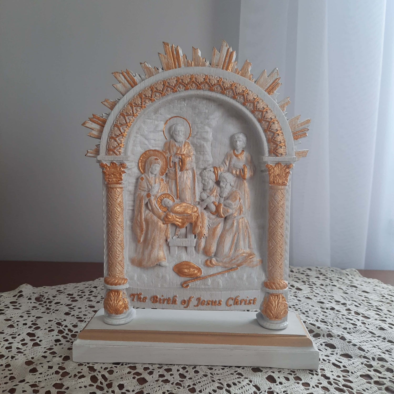 Nativity on the stand - Kozak Work Shop