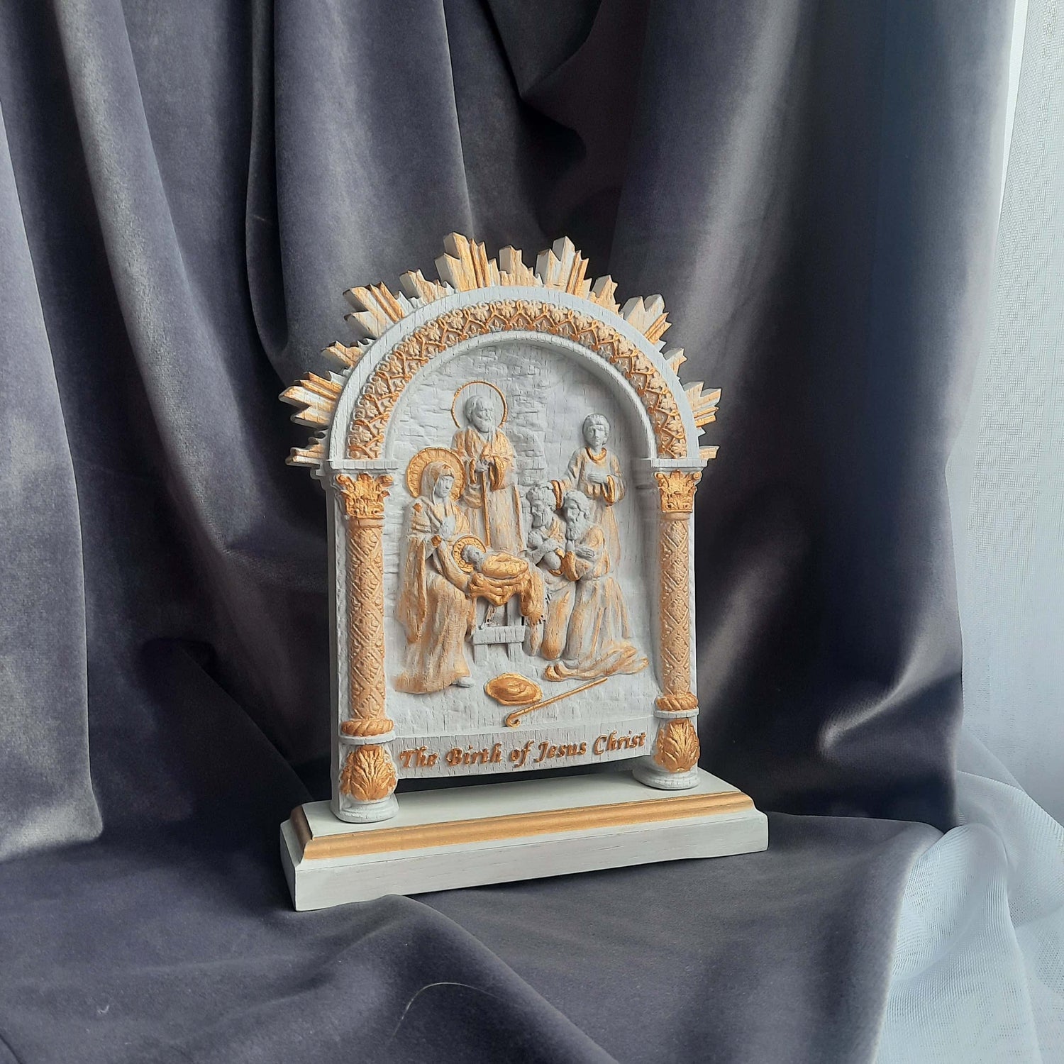 Nativity on the stand - Kozak Work Shop