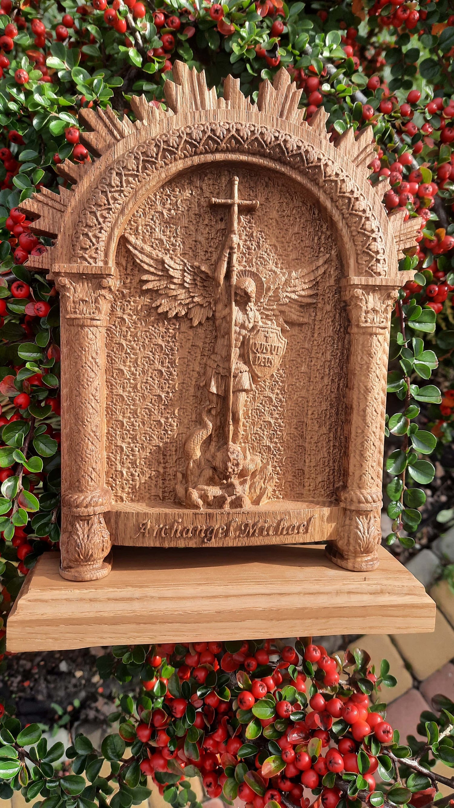 Saint Michael on the Stand - Kozak Work Shop