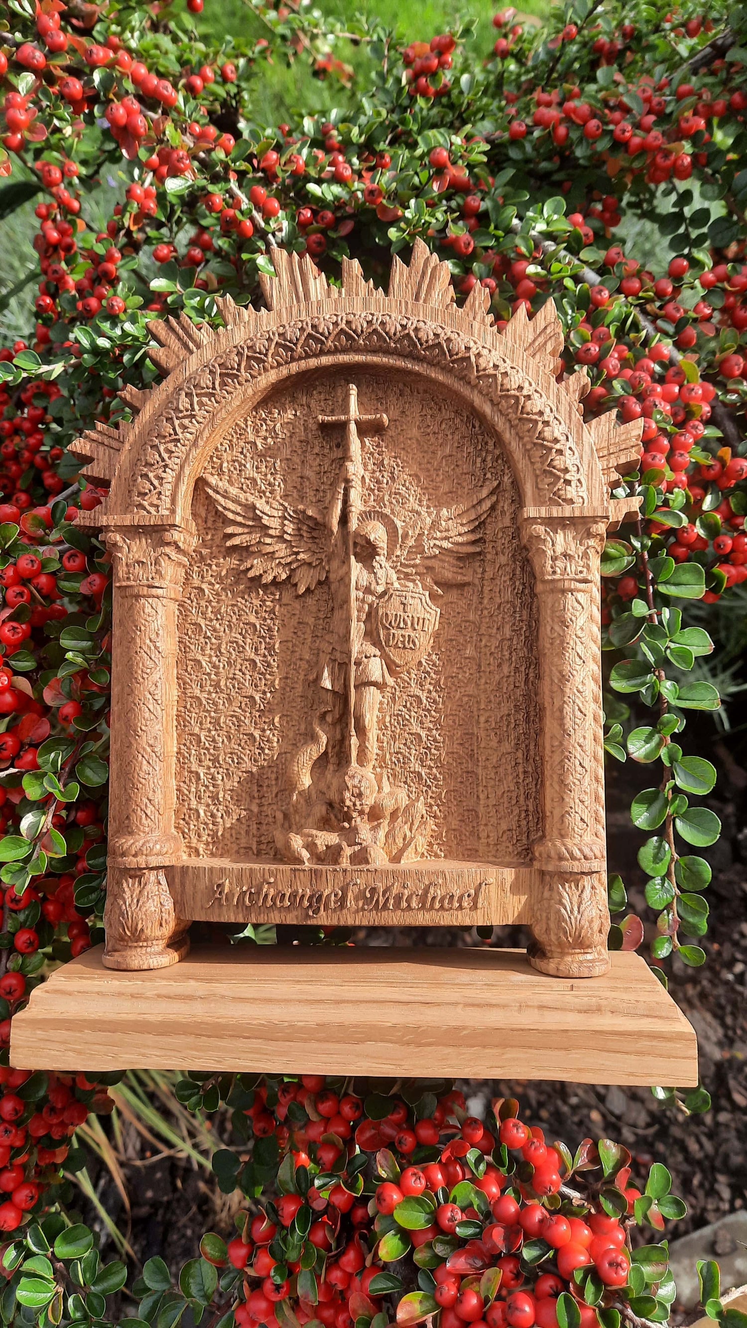 Saint Michael on the Stand - Kozak Work Shop