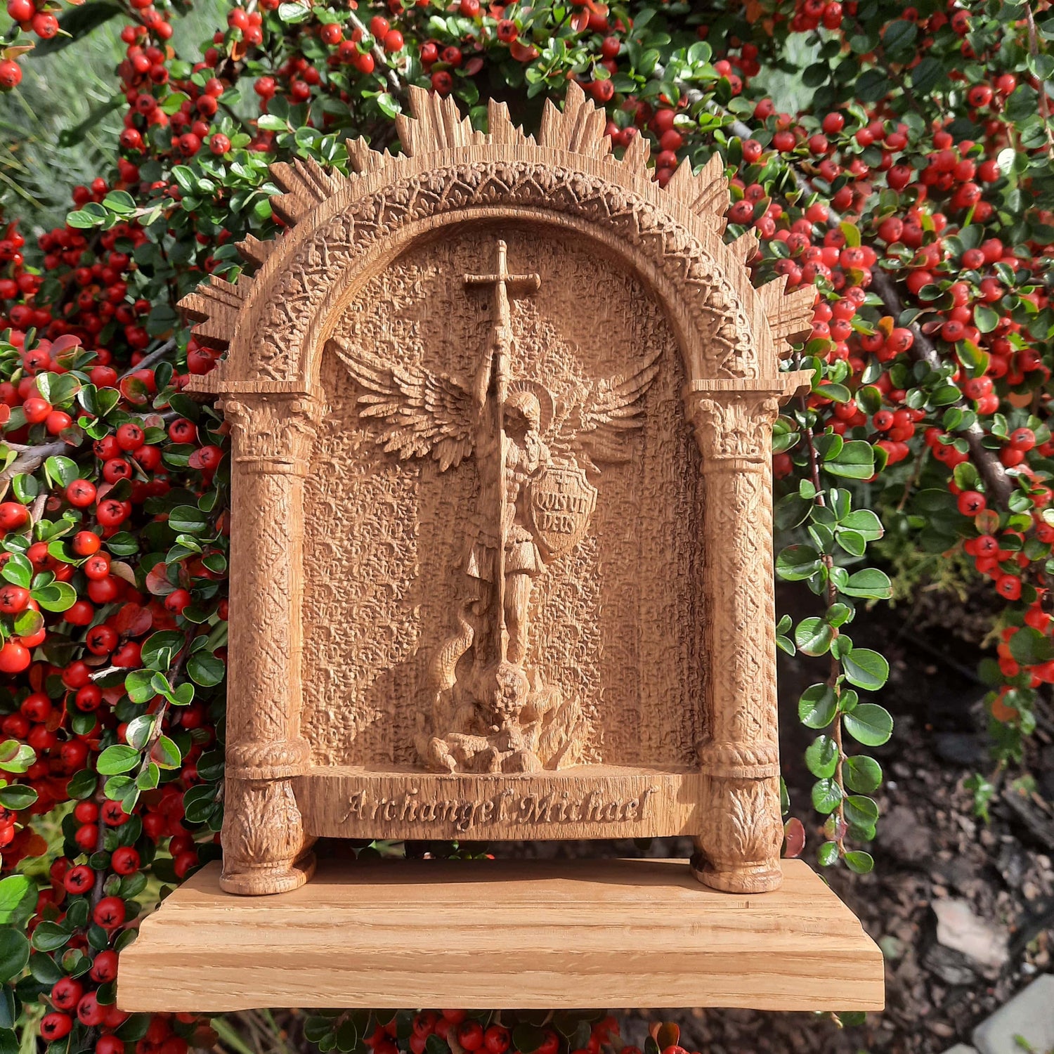 Saint Michael on the Stand - Kozak Work Shop