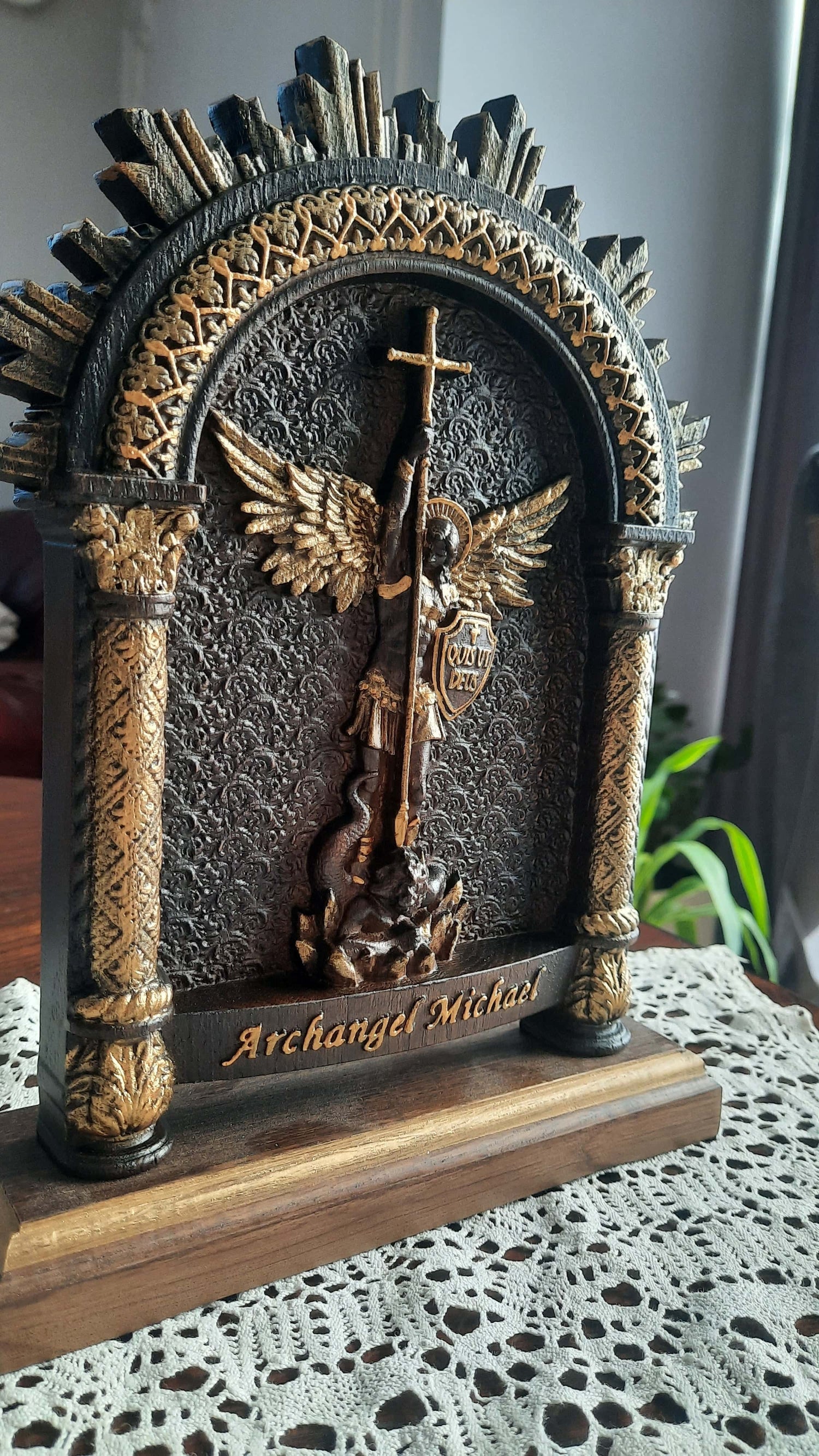 Saint Michael on the Stand - Kozak Work Shop