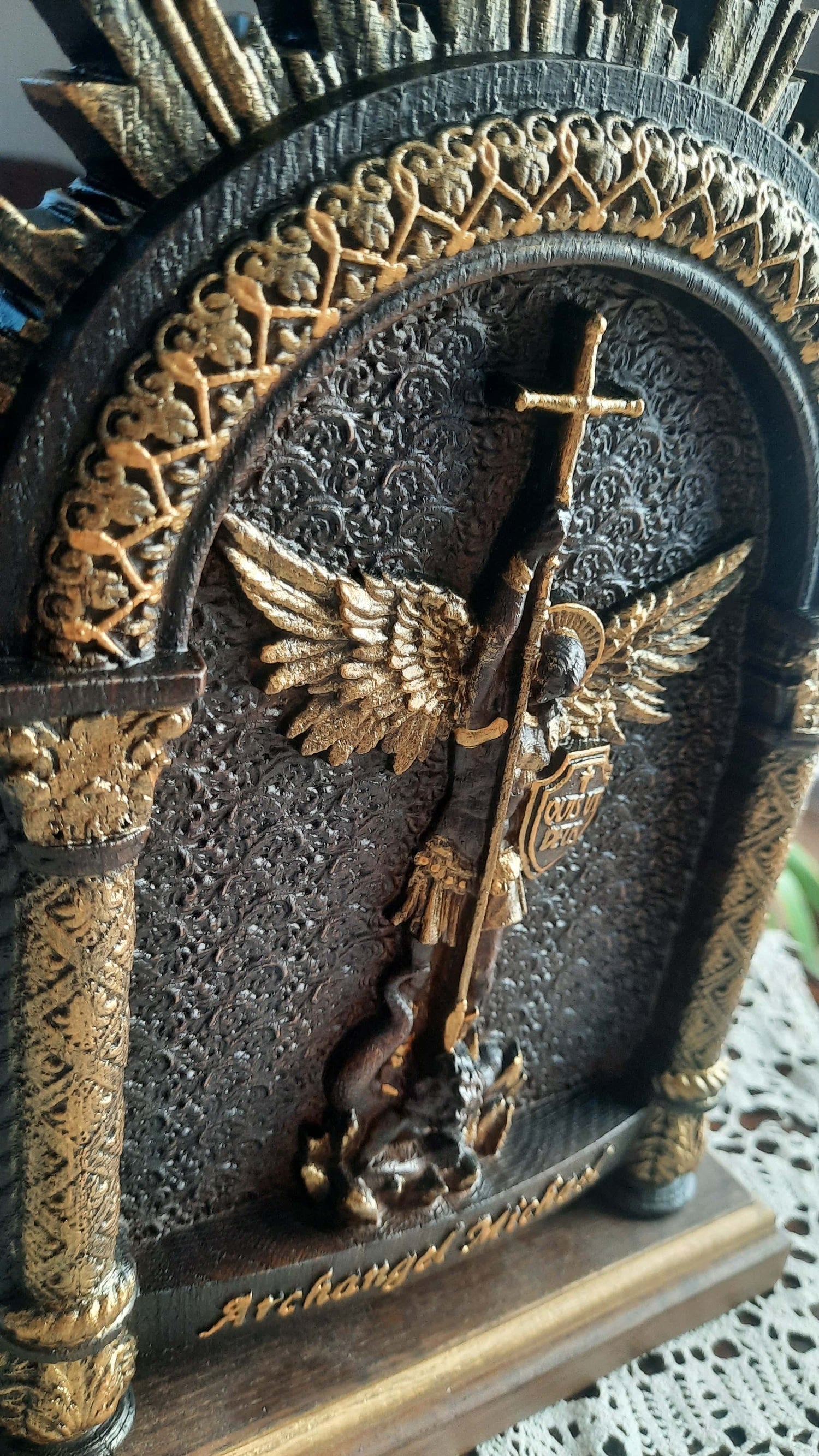 Saint Michael on the Stand - Kozak Work Shop