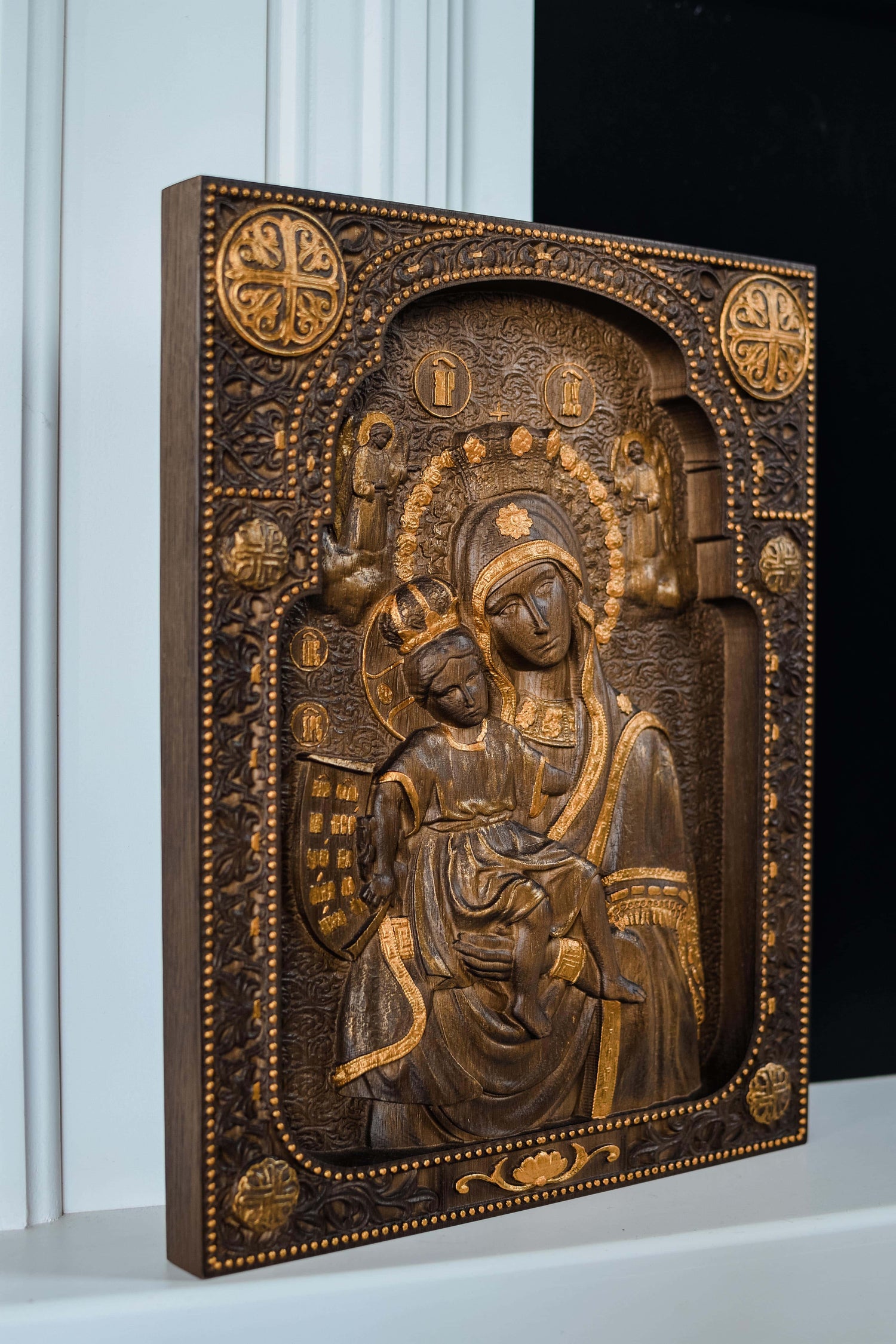 Modern Virgin Mary Art - Kozak Work Shop