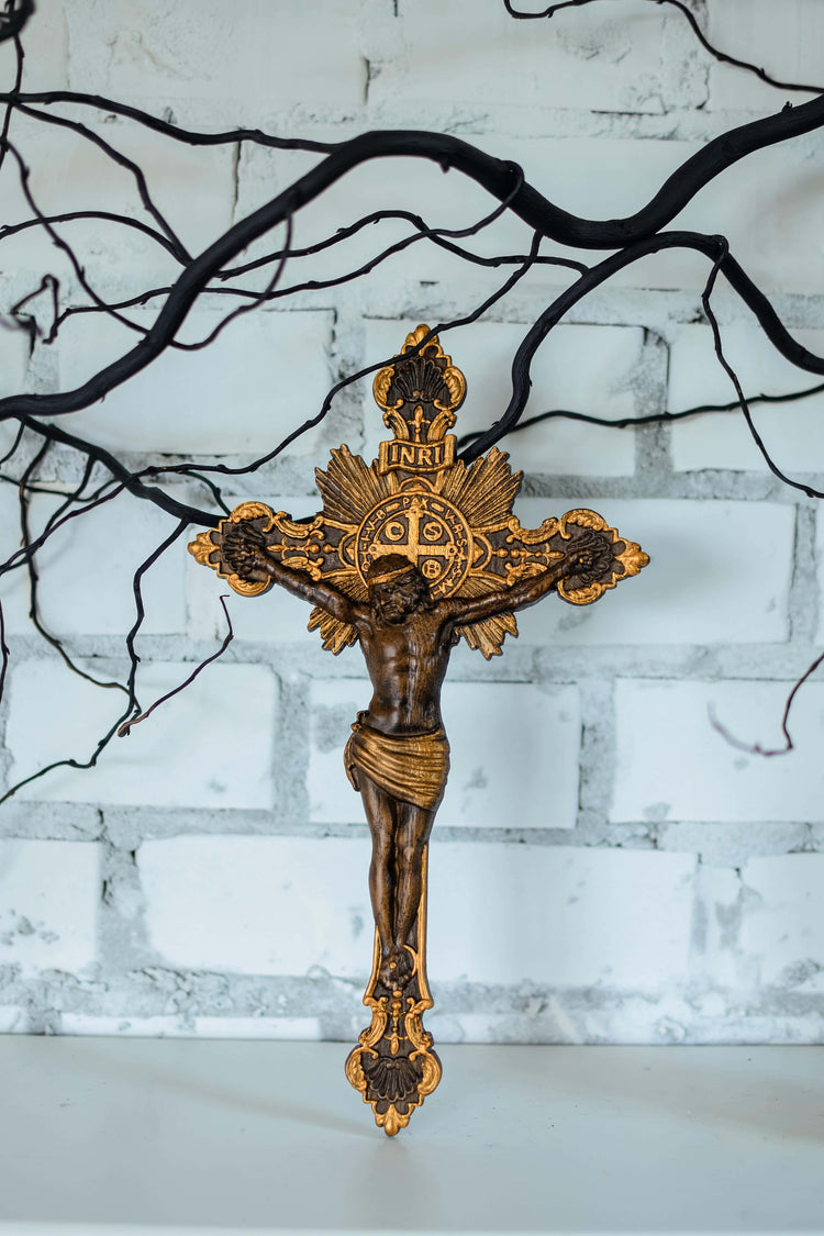 Wall Wooden Carved Jesus Crucifix (Copy) - Kozak Work Shop