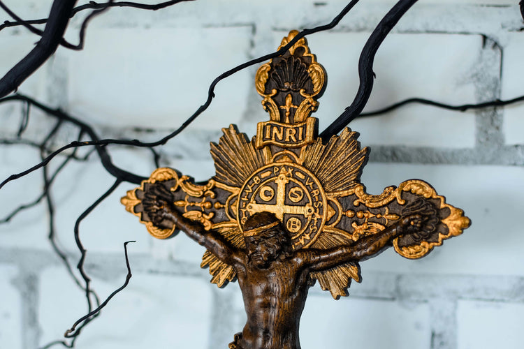 Wall Wooden Carved Jesus Crucifix (Copy) - Kozak Work Shop