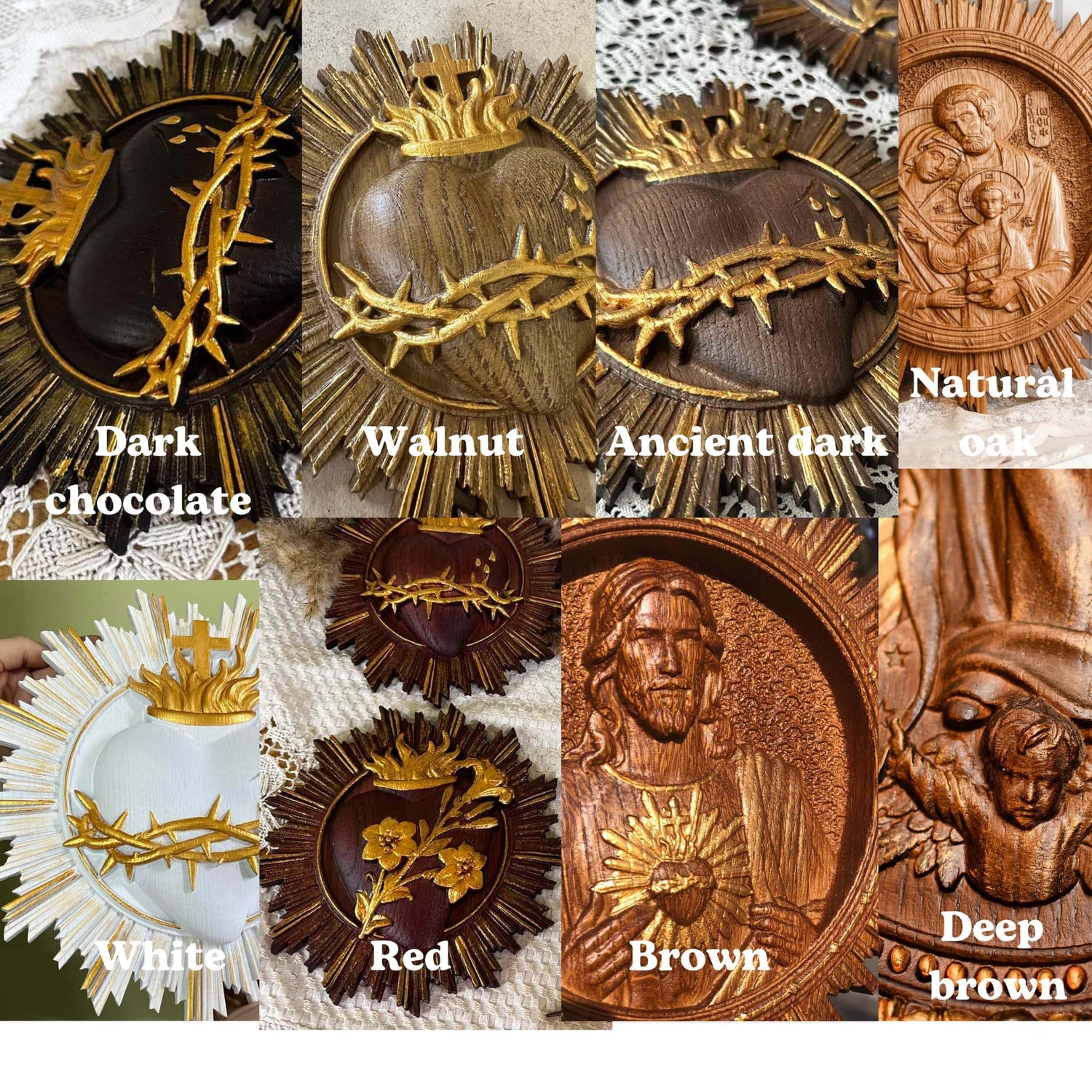 Saint Benedict with shinning - Kozak Work Shop