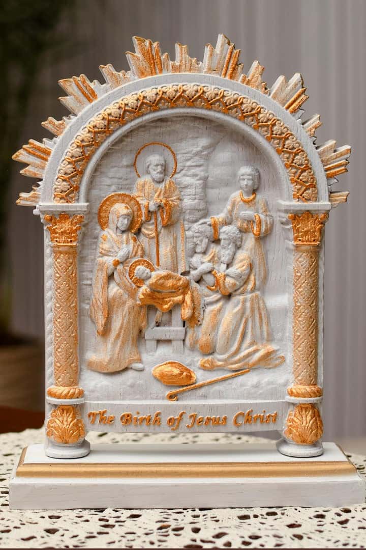 Nativity on the stand - Kozak Work Shop