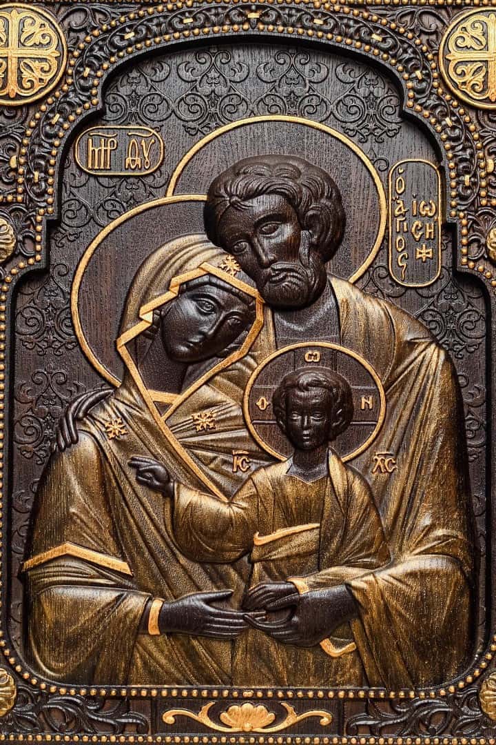 Holy Family icon - Kozak Work Shop