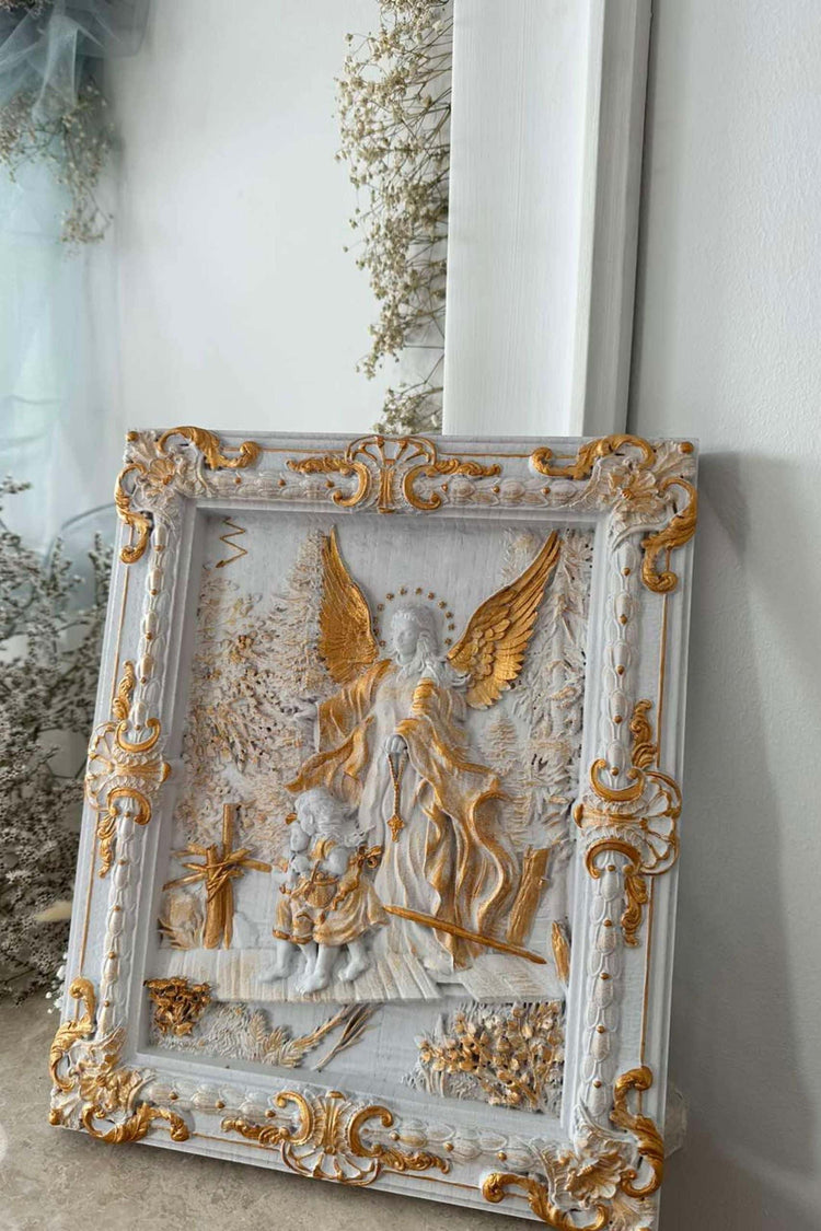 Angel with Kids on Bridge