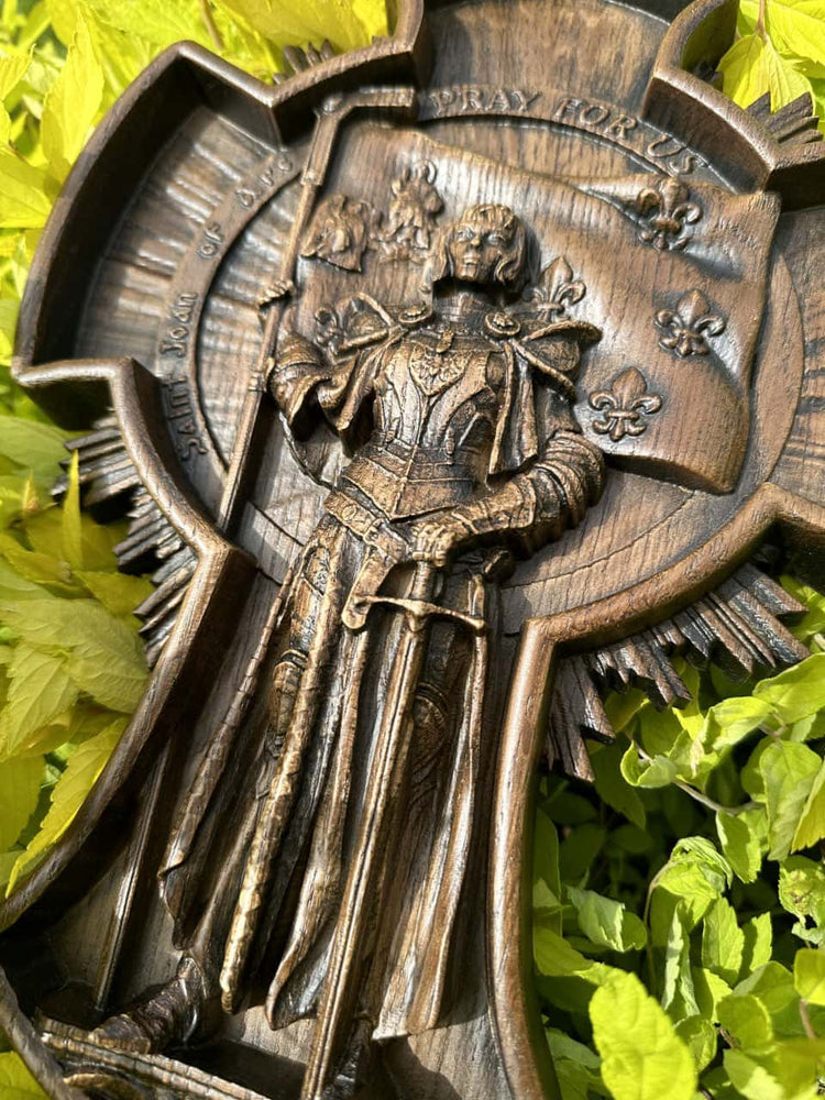 Joan of Arc Cross with Rays - Kozak Work Shop