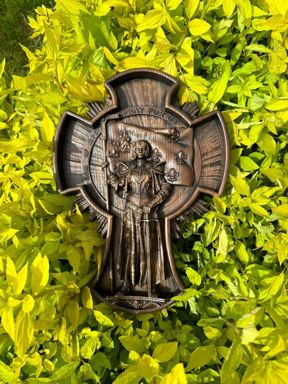 Joan of Arc Cross with Rays - Kozak Work Shop