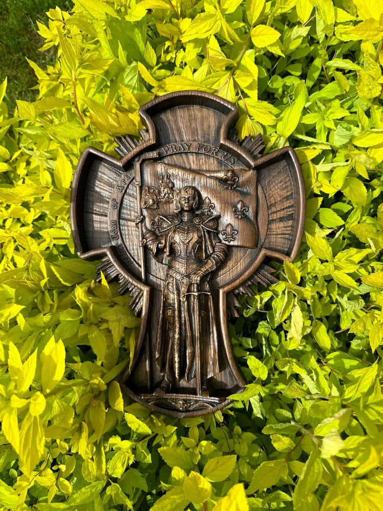 Joan of Arc Cross with Rays - Kozak Work Shop