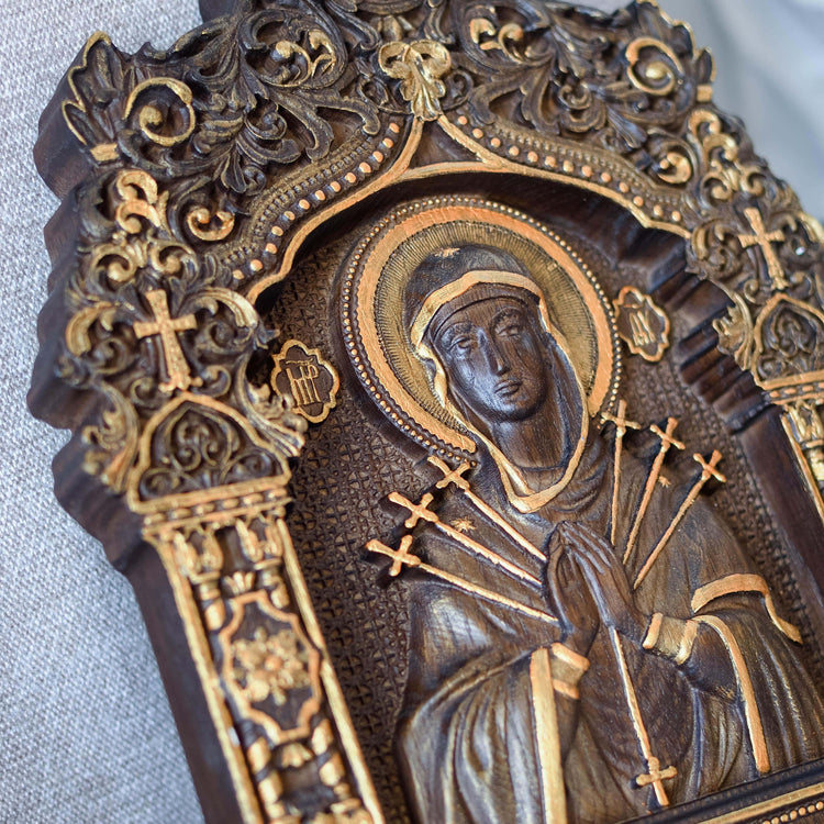 Blessed Virgin Mary of Seven Sorrows Baroque - Kozak Work Shop
