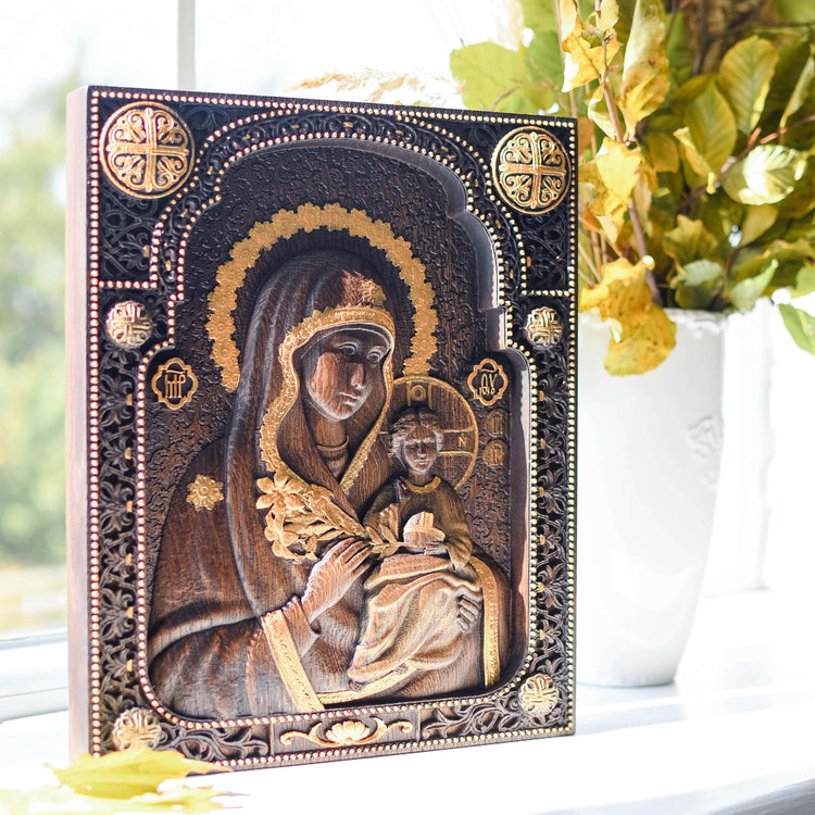 Lady Theotokos the Unfading Flower - Kozak Work Shop