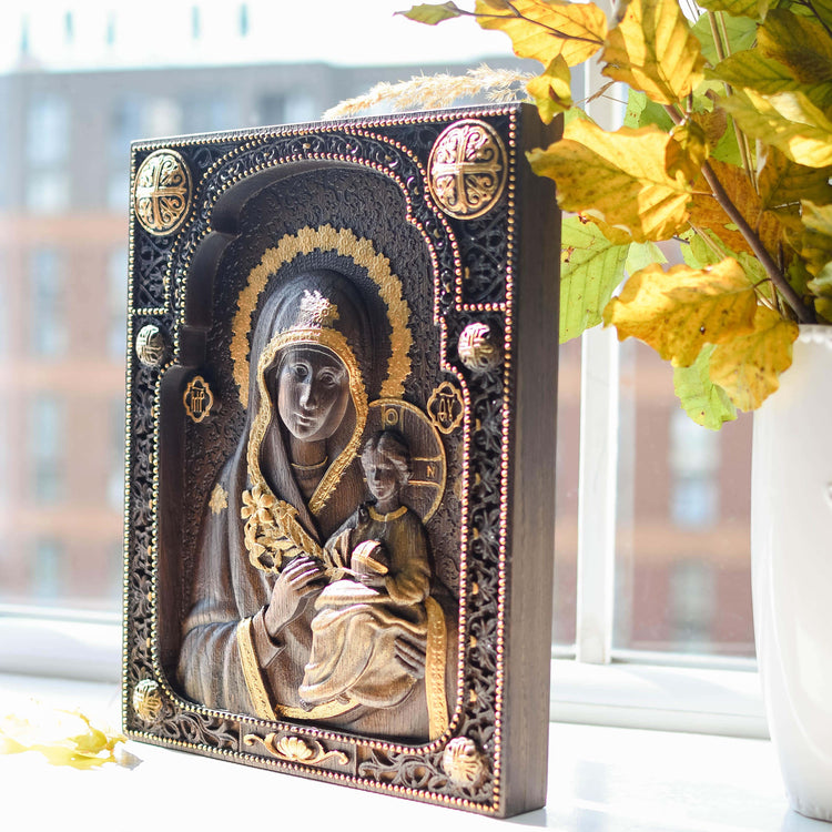 Lady Theotokos the Unfading Flower - Kozak Work Shop