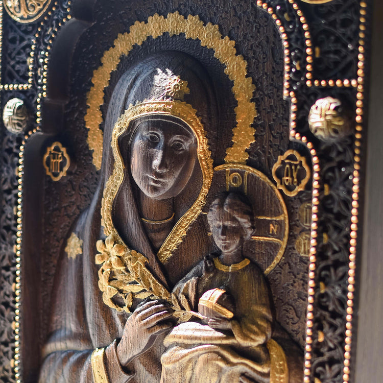 Lady Theotokos the Unfading Flower - Kozak Work Shop