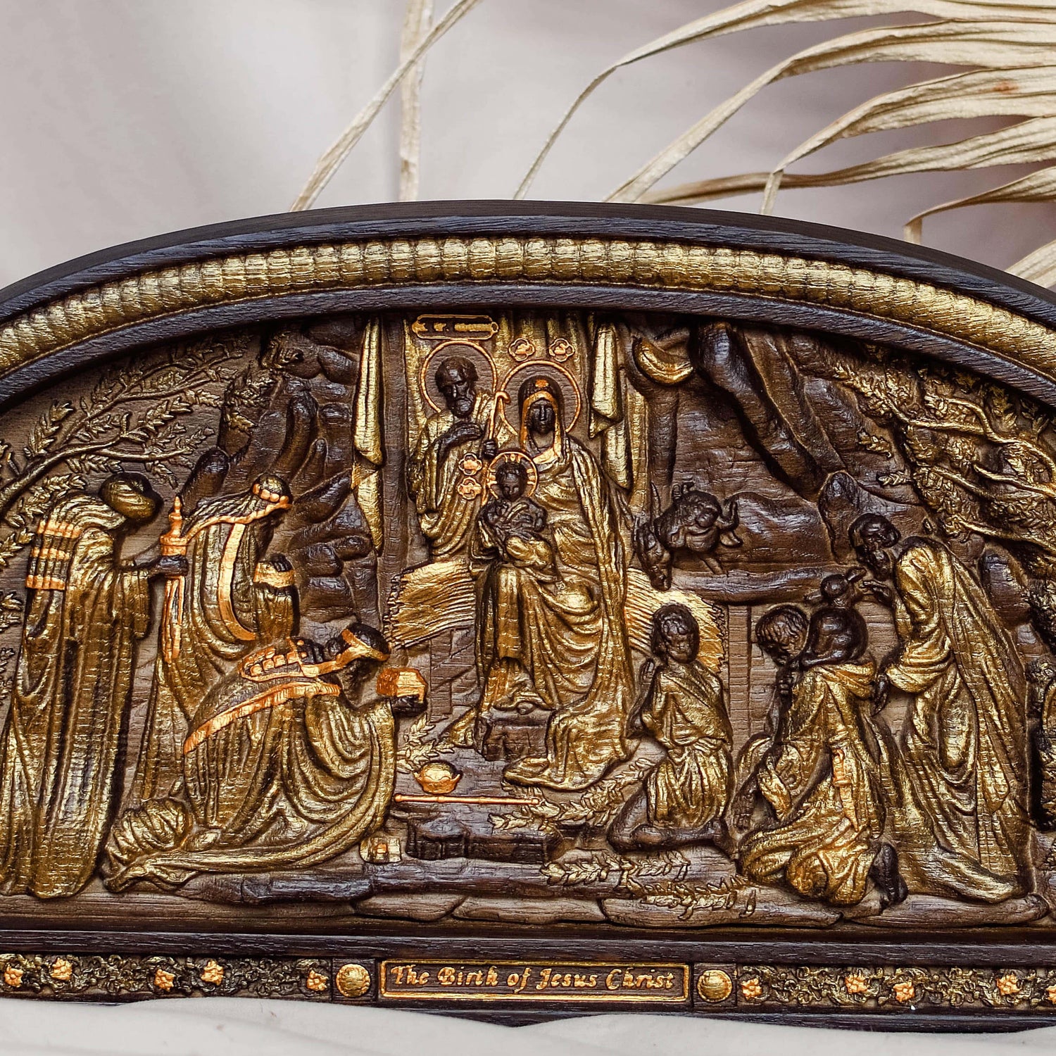 Nativity Birth of Christ Wooden Sculpture - Kozak Work Shop