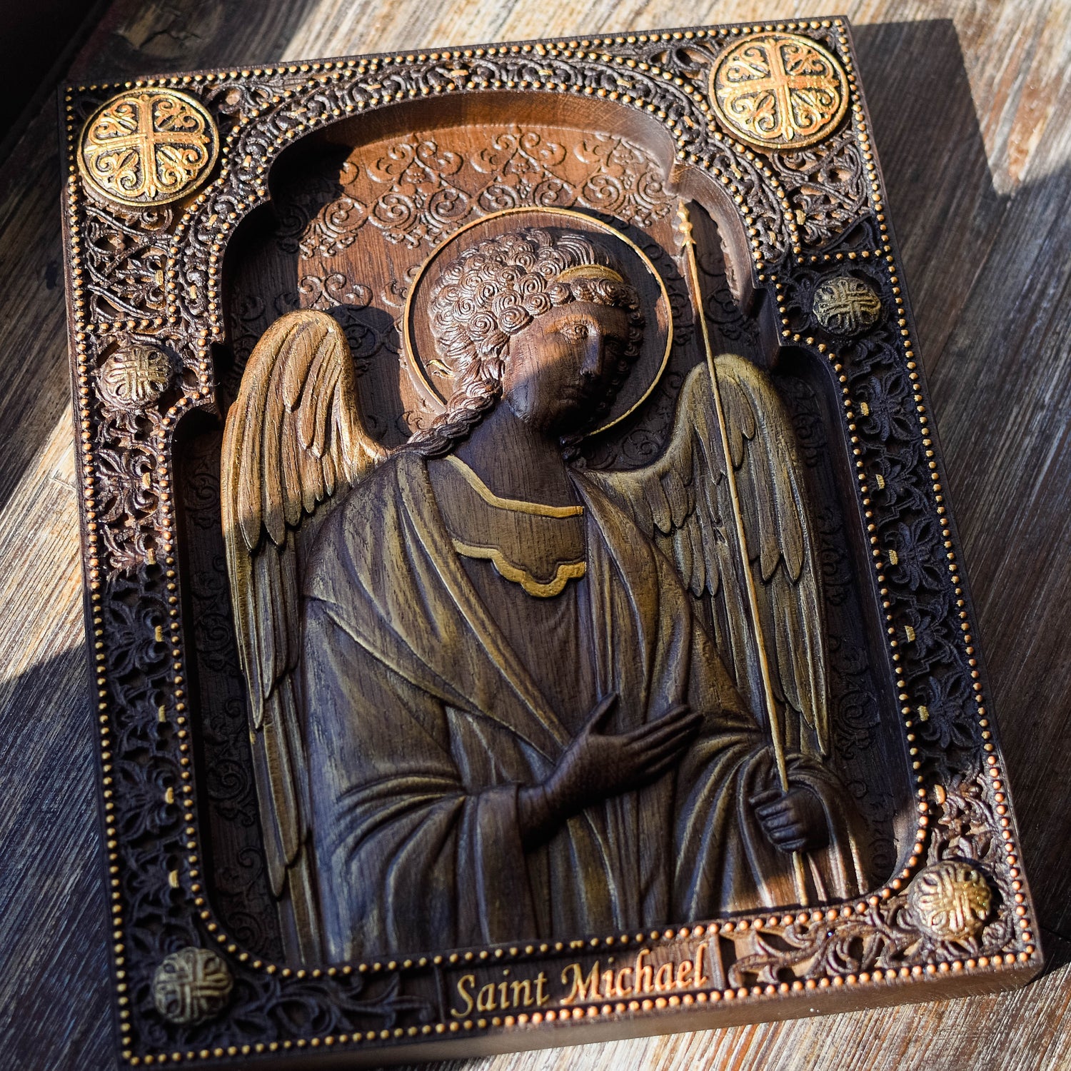 St. Michael the Archangel Christian Art - Kozak Work Shop