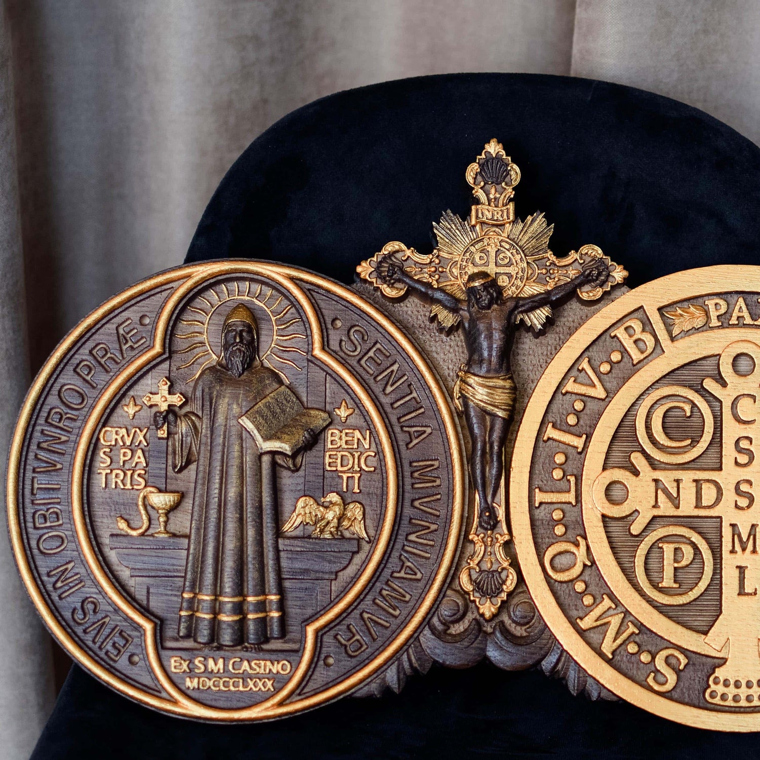 Medal Crucifix of St Benedict - Kozak Work Shop