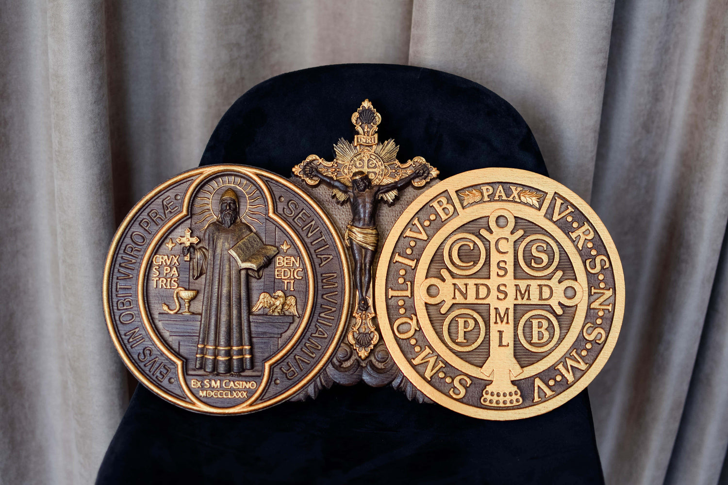Medal Crucifix of St Benedict - Kozak Work Shop