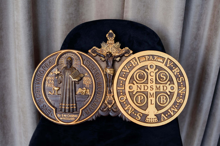Medal Crucifix of St Benedict - Kozak Work Shop