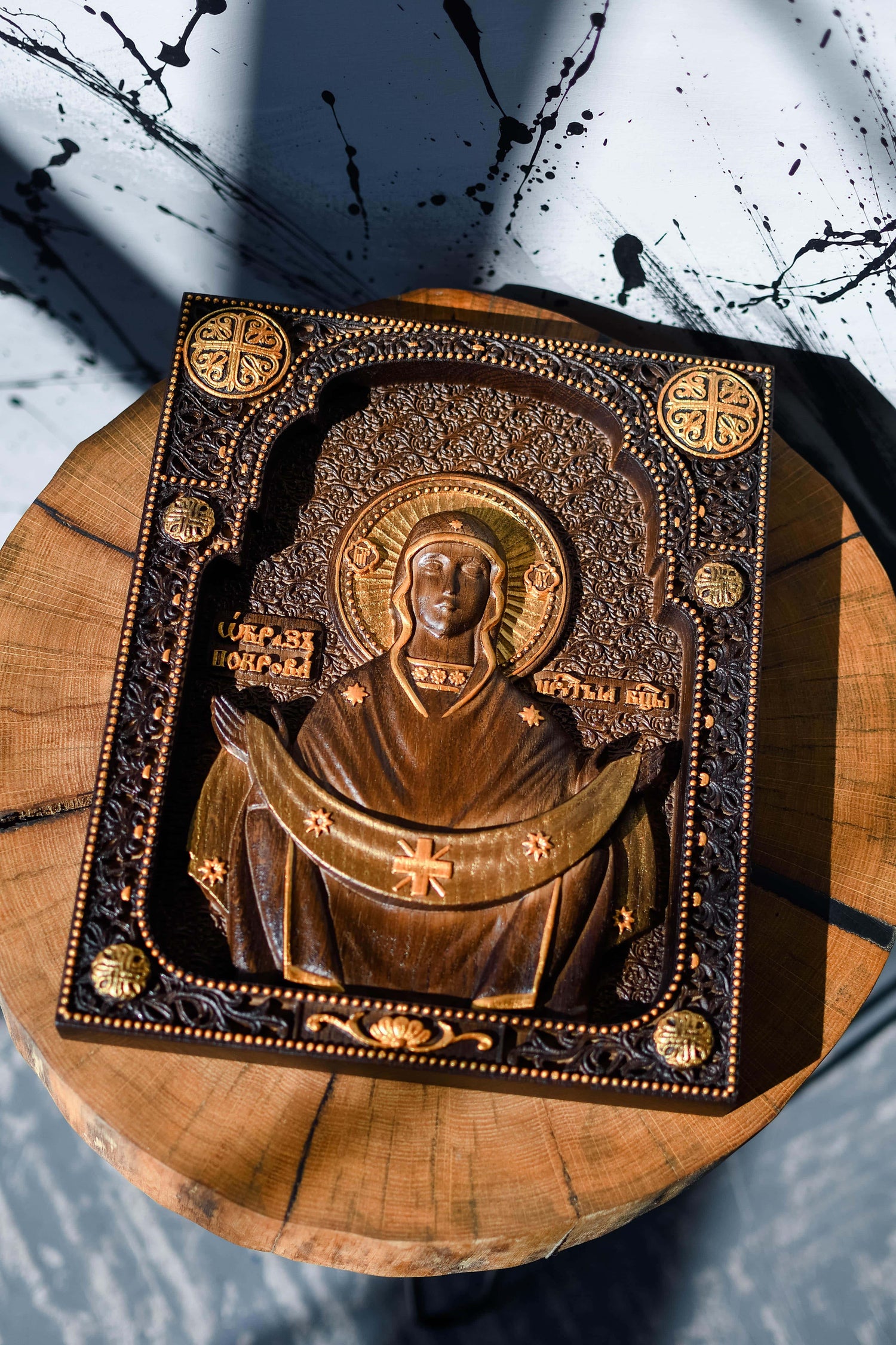 Virgin Mary of Pokrov - Kozak Work Shop