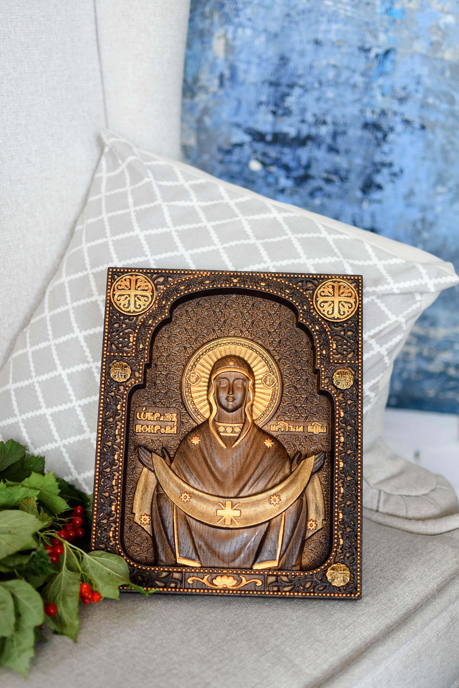 Virgin Mary of Pokrov - Kozak Work Shop