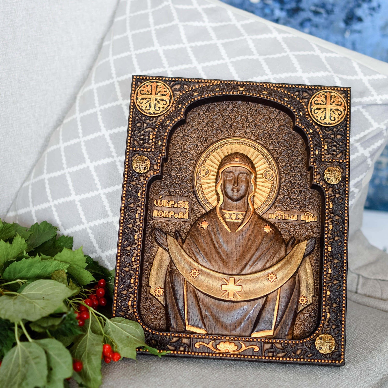 Virgin Mary of Pokrov - Kozak Work Shop