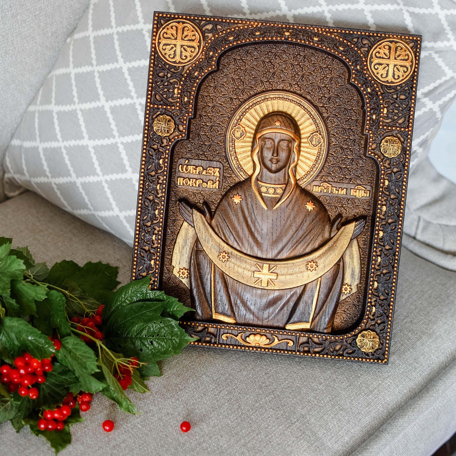 Virgin Mary of Pokrov - Kozak Work Shop