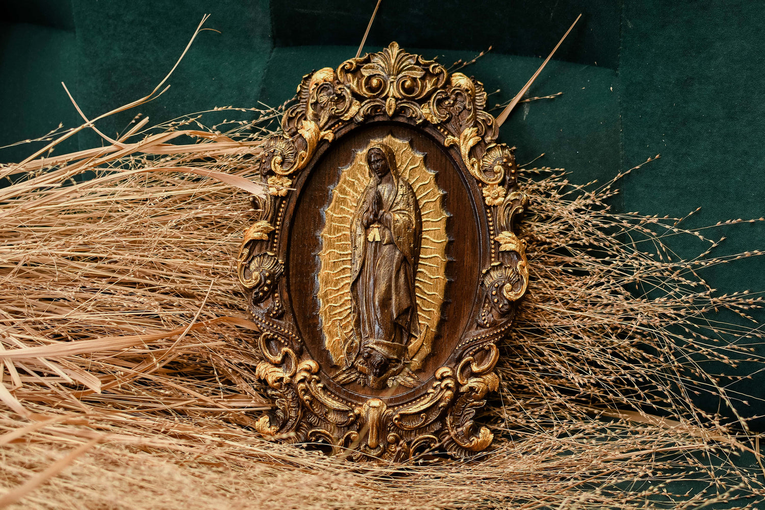 Our Lady of Guadalupe Wood Carving - Kozak Work Shop