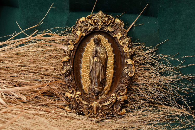 Our Lady of Guadalupe Wood Carving - Kozak Work Shop