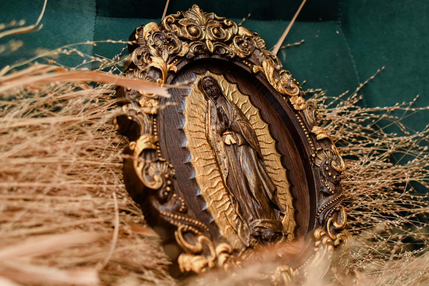 Our Lady of Guadalupe Wood Carving - Kozak Work Shop
