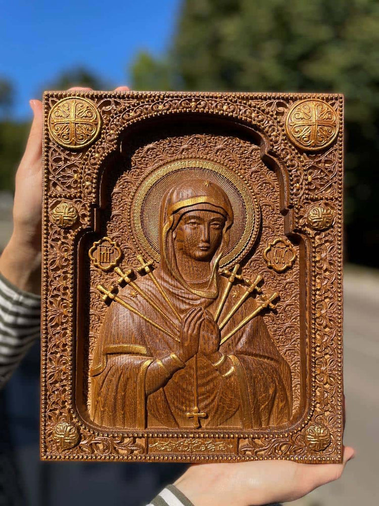 Virgin Mary of Seven Sorrows artwork - Kozak Work Shop