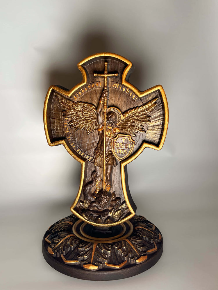 Catholic Saint Michael Statue - Kozak Work Shop