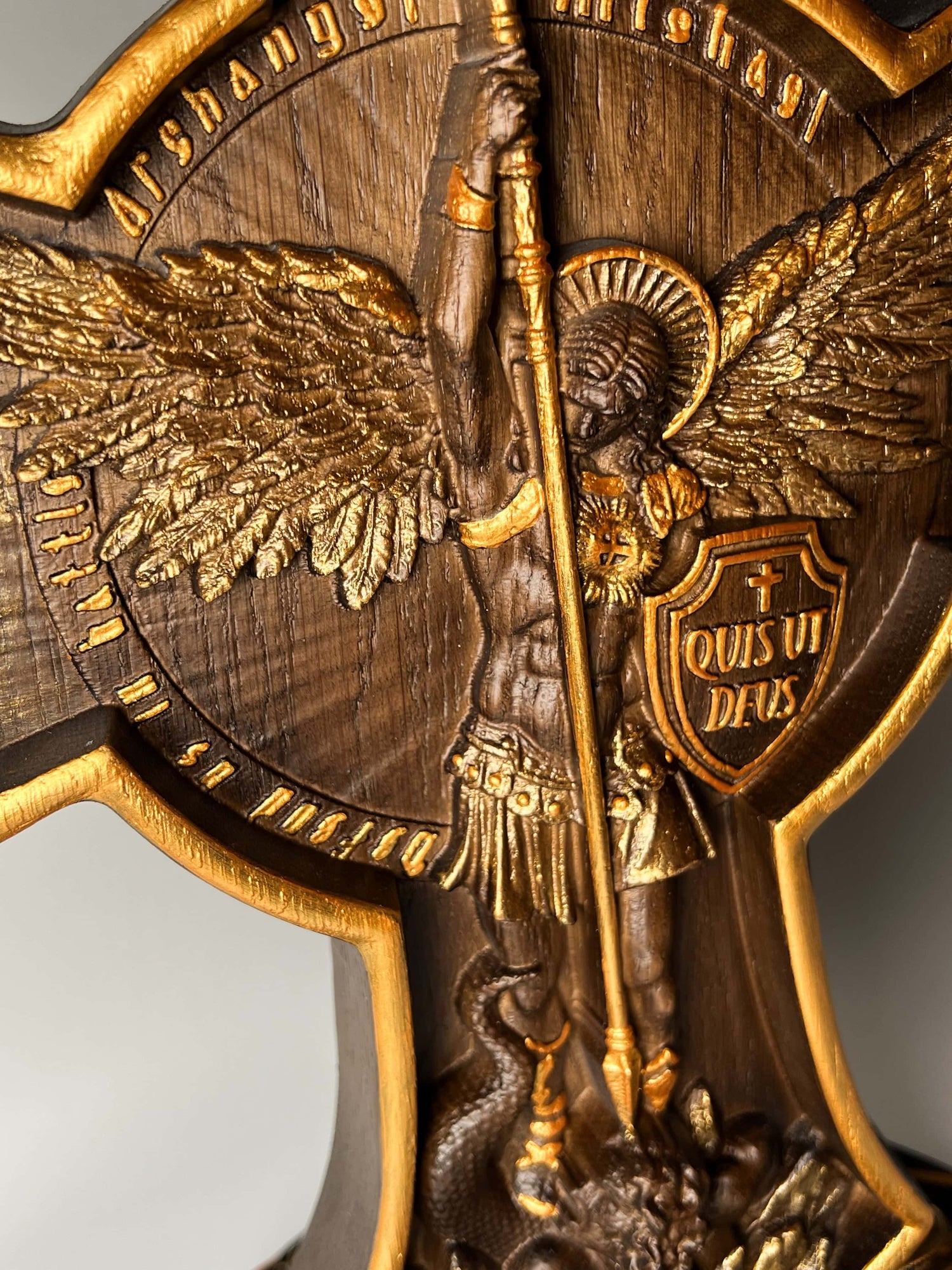 Catholic Saint Michael Statue - Kozak Work Shop