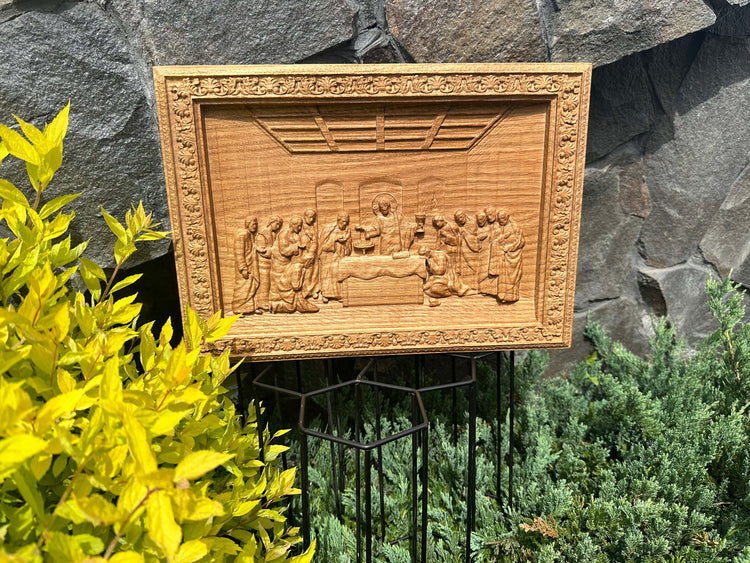 The Last Supper Wooden Image - Kozak Work Shop