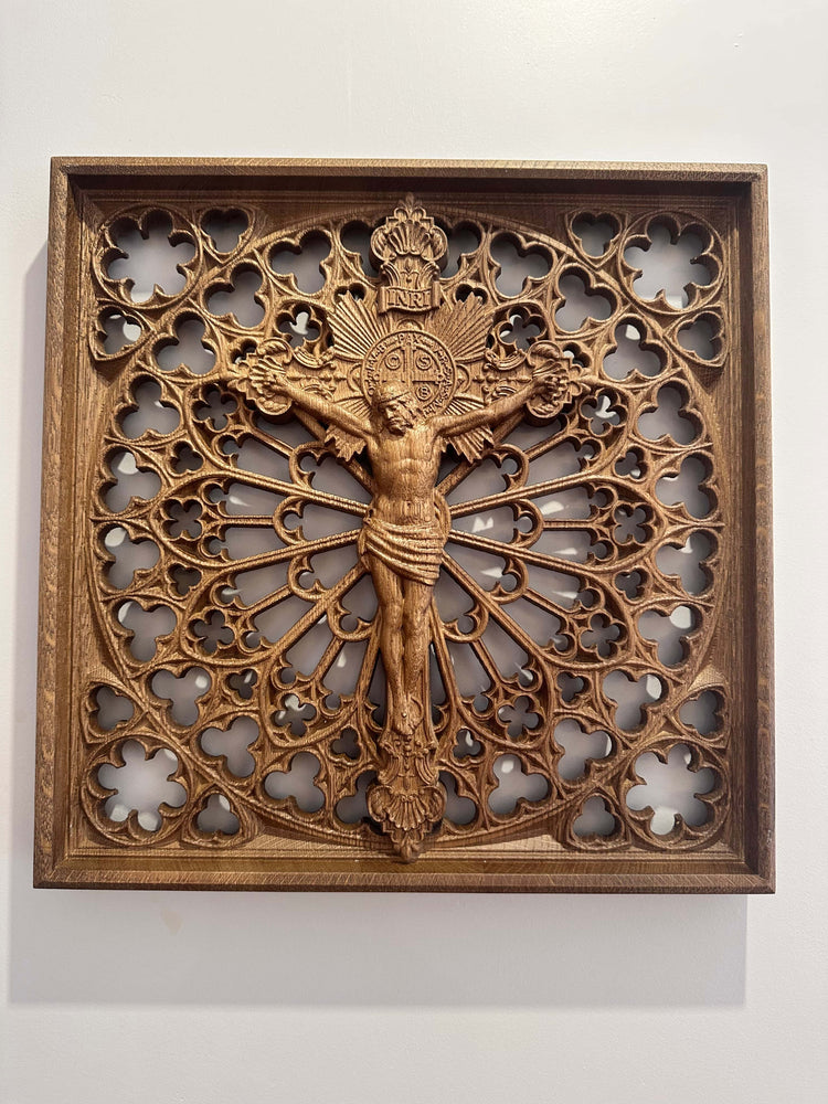 Crucifix Wooden Statue - Kozak Work Shop