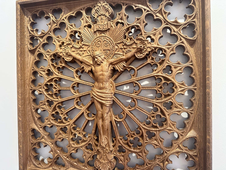 Crucifix Wooden Statue - Kozak Work Shop