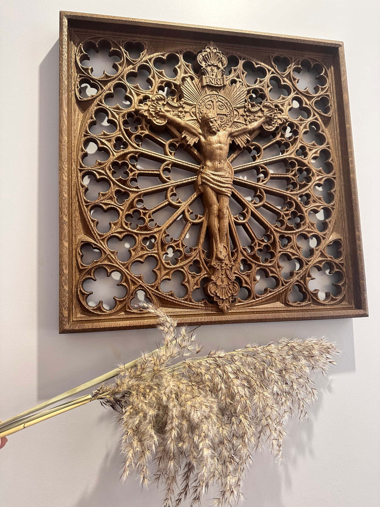 Crucifix Wooden Statue - Kozak Work Shop