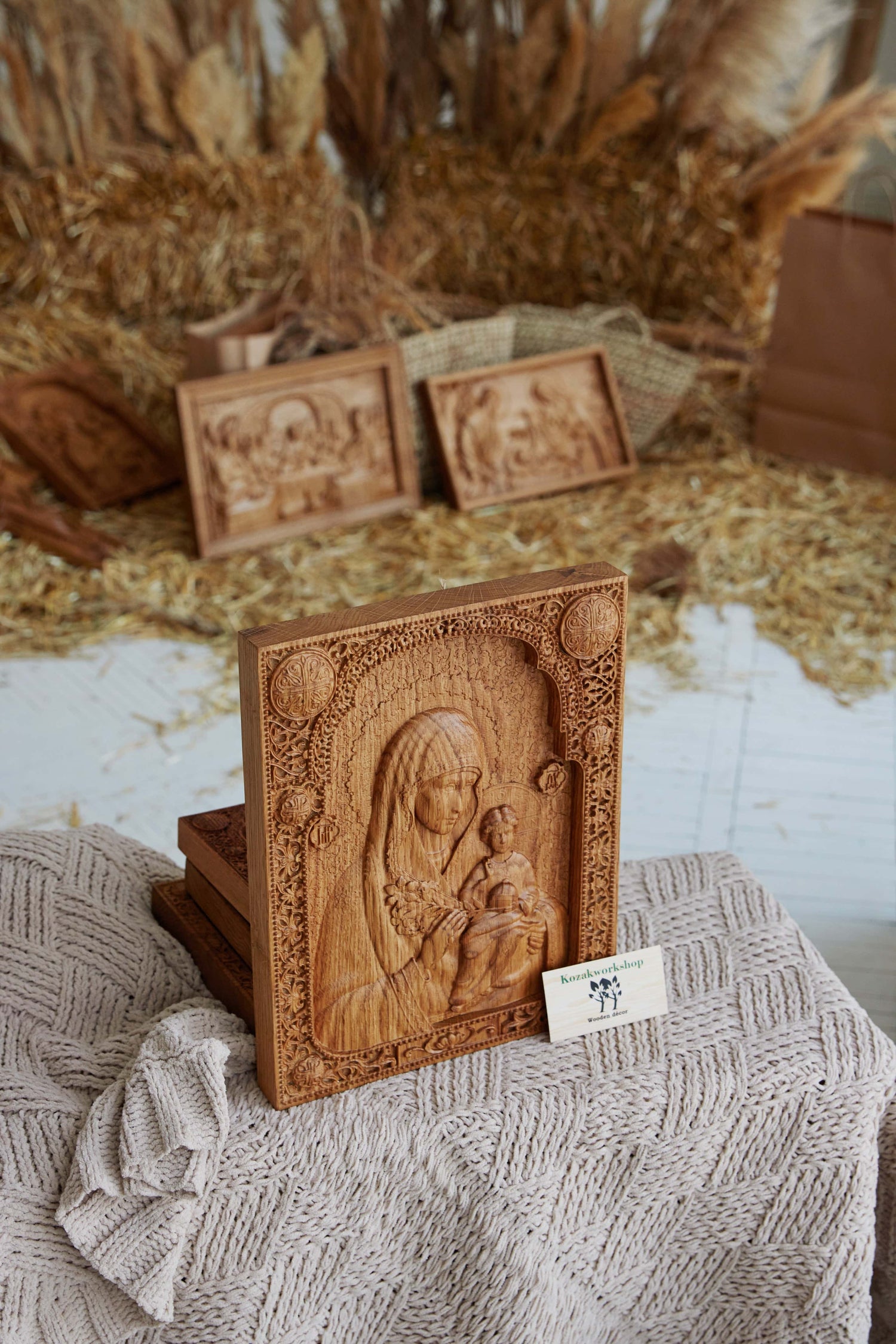 Lady Theotokos the Unfading Flower - Kozak Work Shop