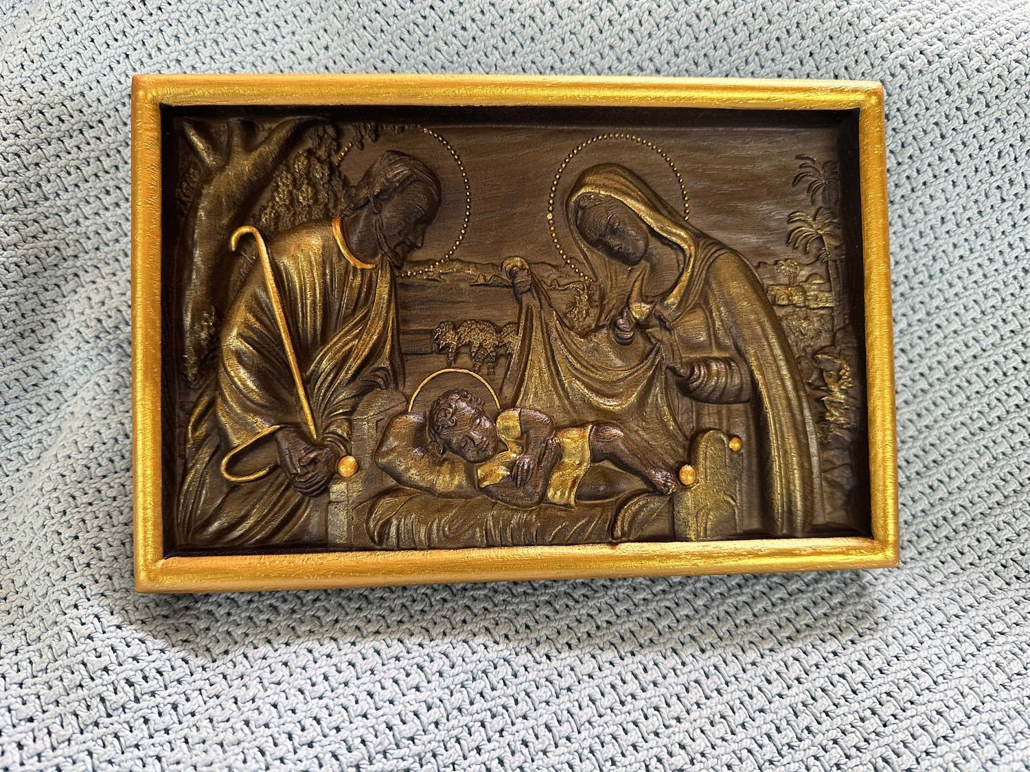 Nativity wood Wall art - Kozak Work Shop