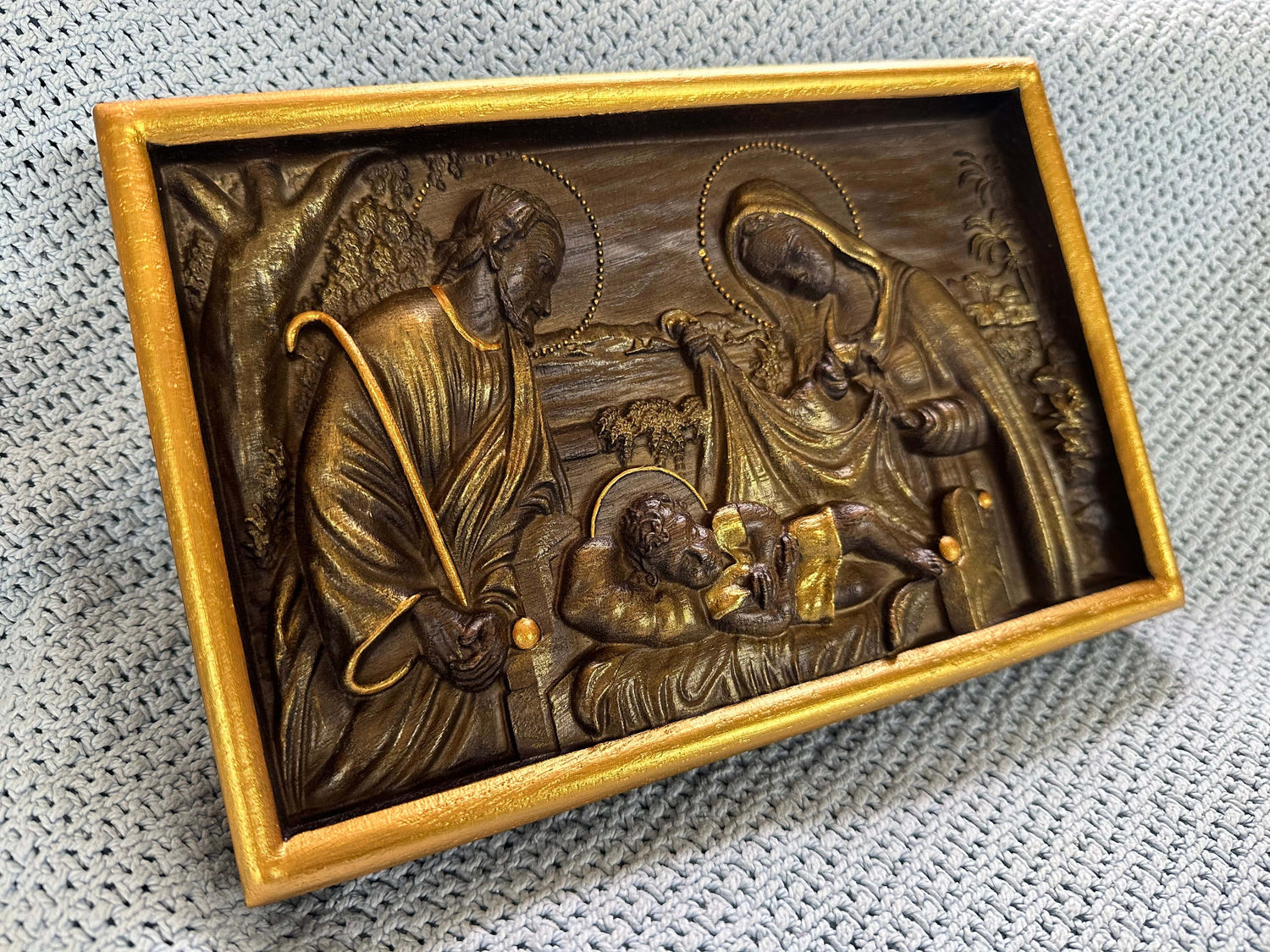 Nativity wood Wall art - Kozak Work Shop