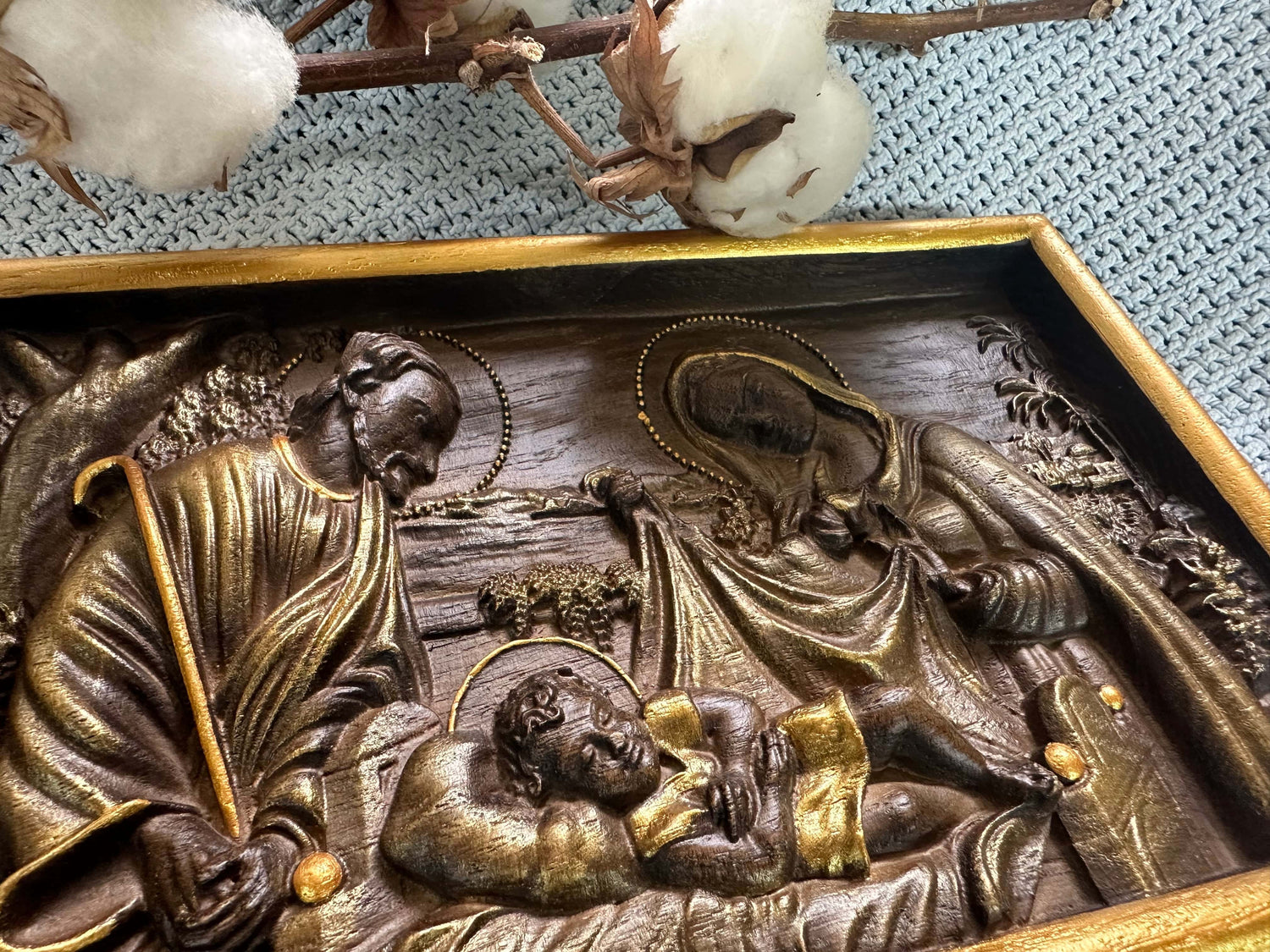 Nativity wood Wall art - Kozak Work Shop