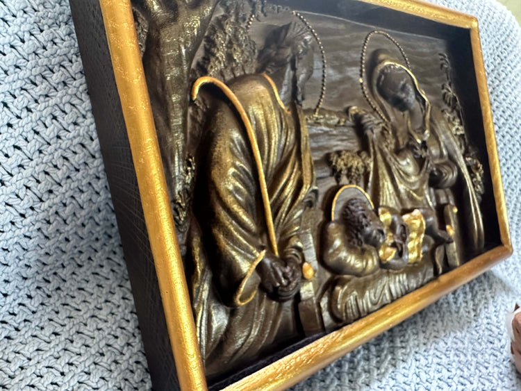 Nativity wood Wall art - Kozak Work Shop