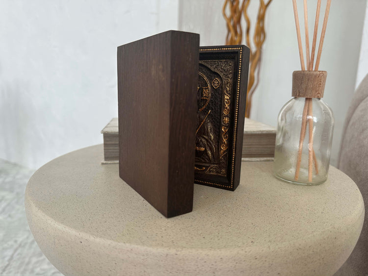 Virgin Mary and  Our Lord  Small Wooden  folding panel - Kozak Work Shop